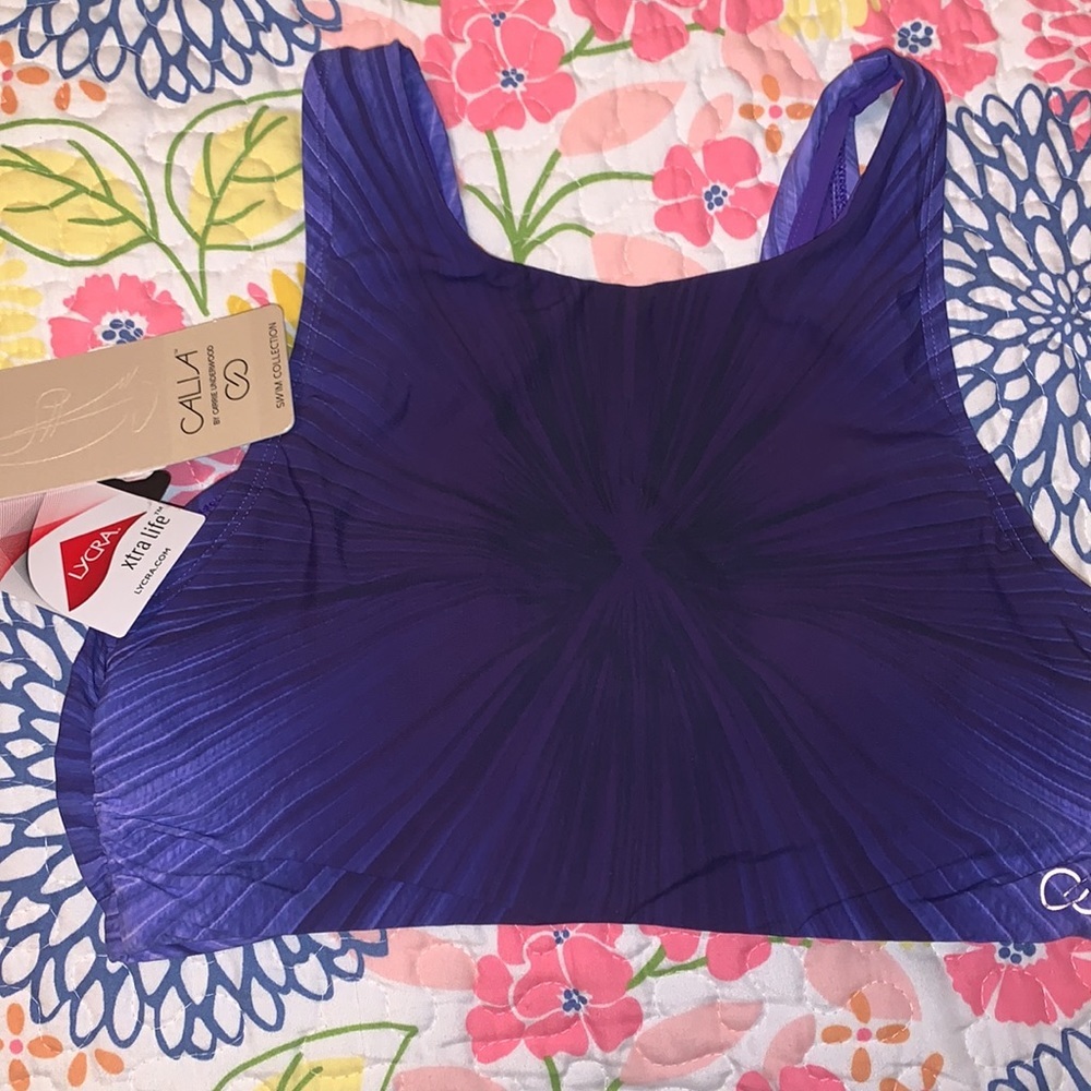 NWT CALIA Women's Reversible Knot Bikini Top - Picture 8 of 9
